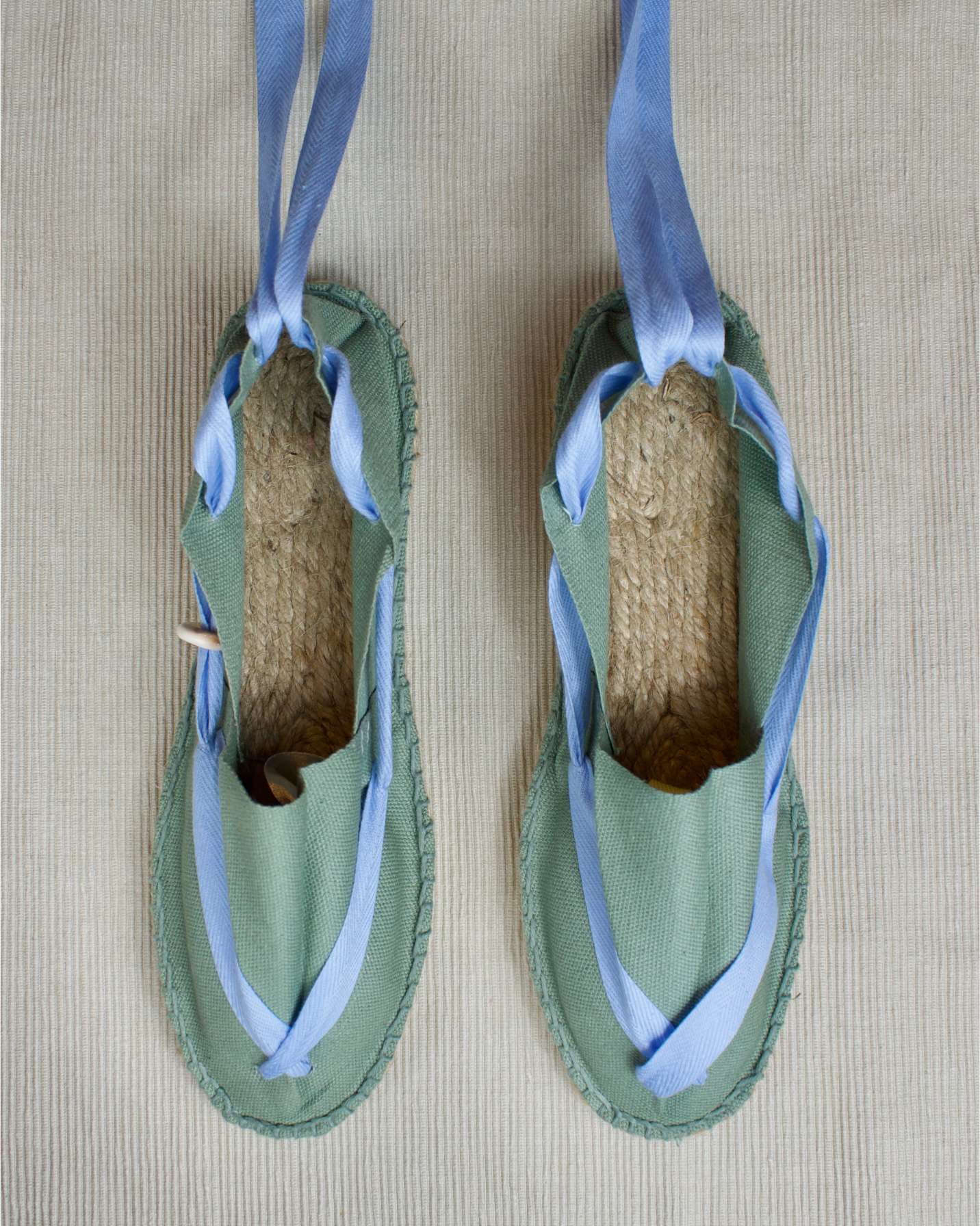 ALPARGATA AZUL CON CINTA AZUL